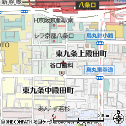 京都府京都市南区東九条室町1-5周辺の地図