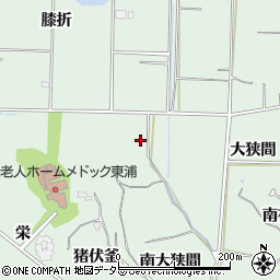 愛知県知多郡東浦町緒川北大狭間36周辺の地図