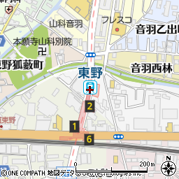東野駅周辺の地図