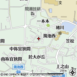 愛知県知多郡東浦町緒川於大が丘7周辺の地図