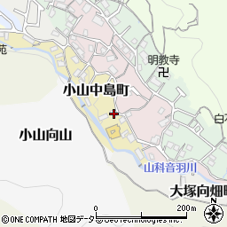 京都府京都市山科区小山中島町35周辺の地図