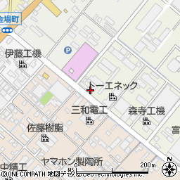 三重県四日市市富士町1-161周辺の地図