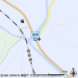兵庫県佐用郡佐用町三日月832周辺の地図