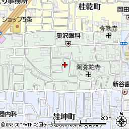 京都府京都市西京区桂千代原町45周辺の地図