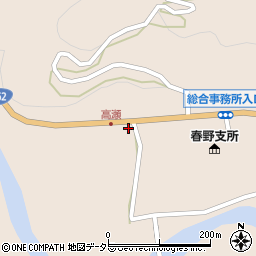 静岡県浜松市天竜区春野町宮川1647周辺の地図