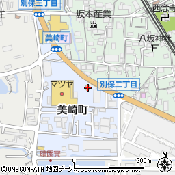 モスバーガー大津美崎町店周辺の地図