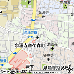 東山警察署泉涌寺交番周辺の地図