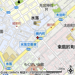 静岡県静岡市葵区横内町68周辺の地図