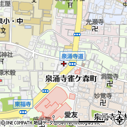 京都信用金庫東山支店周辺の地図