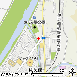 静岡県伊豆市柏久保1383-1周辺の地図