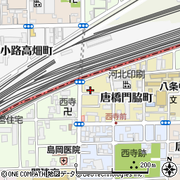 京都府京都市南区唐橋門脇町11周辺の地図