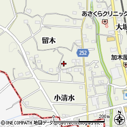 愛知県東海市加木屋町留木77-1周辺の地図