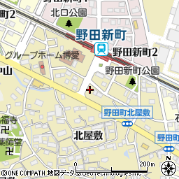 愛知県刈谷市野田町北屋敷153周辺の地図