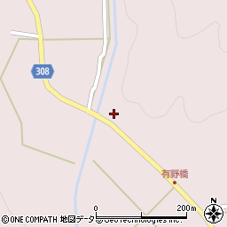 兵庫県三田市上青野257周辺の地図