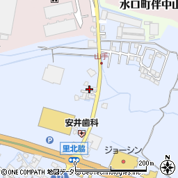 滋賀県甲賀市水口町北脇1418周辺の地図