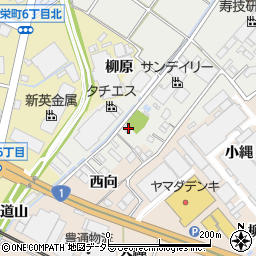 愛知県安城市宇頭茶屋町南裏86-1周辺の地図