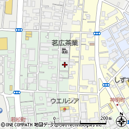静岡県静岡市葵区若松町4周辺の地図