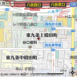 京都府京都市南区東九条上殿田町37周辺の地図