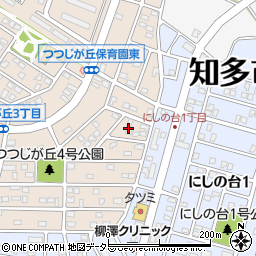 愛知県知多市つつじが丘3丁目26周辺の地図
