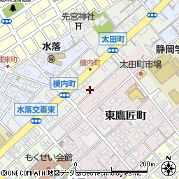 静岡県静岡市葵区横内町25-2周辺の地図