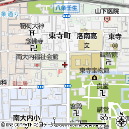 京都府京都市南区八条寺内町13-4周辺の地図