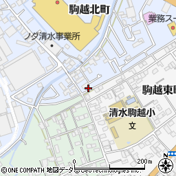 静岡県静岡市清水区駒越北町7-20周辺の地図