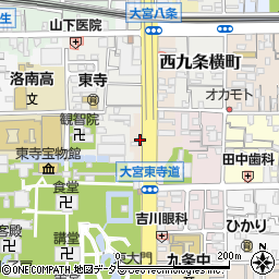 京都府京都市南区東寺東門前町85周辺の地図