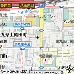 京都府京都市南区東九条西山王町10周辺の地図
