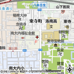 京都府京都市南区八条寺内町13-3周辺の地図