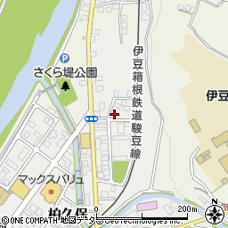 静岡県伊豆市柏久保1424周辺の地図