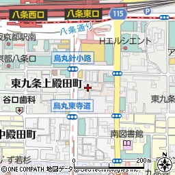 京都府京都市南区東九条西山王町8周辺の地図
