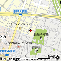 愛知県岡崎市北野町東河原32周辺の地図