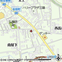 愛知県知立市谷田町南屋下57周辺の地図