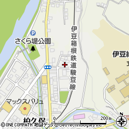 静岡県伊豆市柏久保1413周辺の地図