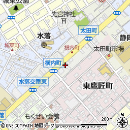 静岡県静岡市葵区横内町26周辺の地図