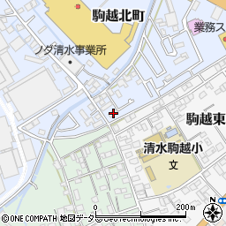 静岡県静岡市清水区駒越北町7-22周辺の地図