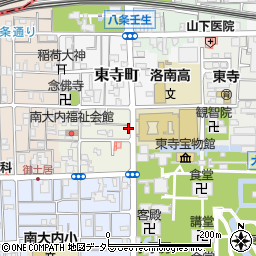 京都府京都市南区八条寺内町13-2周辺の地図