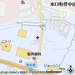 滋賀県甲賀市水口町北脇1418-3周辺の地図