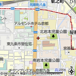 京都府京都市南区東九条東岩本町5周辺の地図