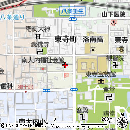 京都府京都市南区八条寺内町13周辺の地図