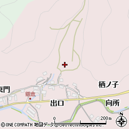 兵庫県川辺郡猪名川町鎌倉栖ノ子周辺の地図