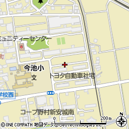 トヨタ自動車社宅周辺の地図