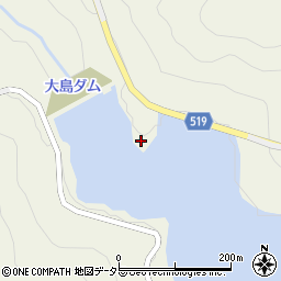 愛知県新城市名号杉本周辺の地図