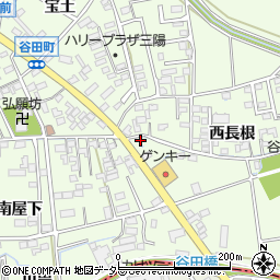 愛知県知立市谷田町西長根40周辺の地図