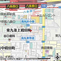 韓杯房プルダ 京都駅南店周辺の地図