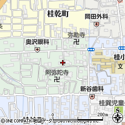 京都府京都市西京区桂千代原町95周辺の地図