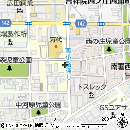 京都新聞吉祥院販売所周辺の地図