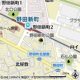 愛知県刈谷市野田町芝ノ中周辺の地図