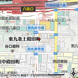 京都府京都市南区東九条西山王町6周辺の地図