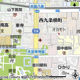 京都府京都市南区東寺東門前町49周辺の地図